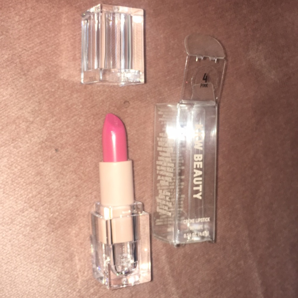 KKW BEAUTY CREME LIPSTICK PINK 4